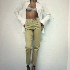 NWT High Rise Mom Fit Slim Ankle Zara Jeans 4